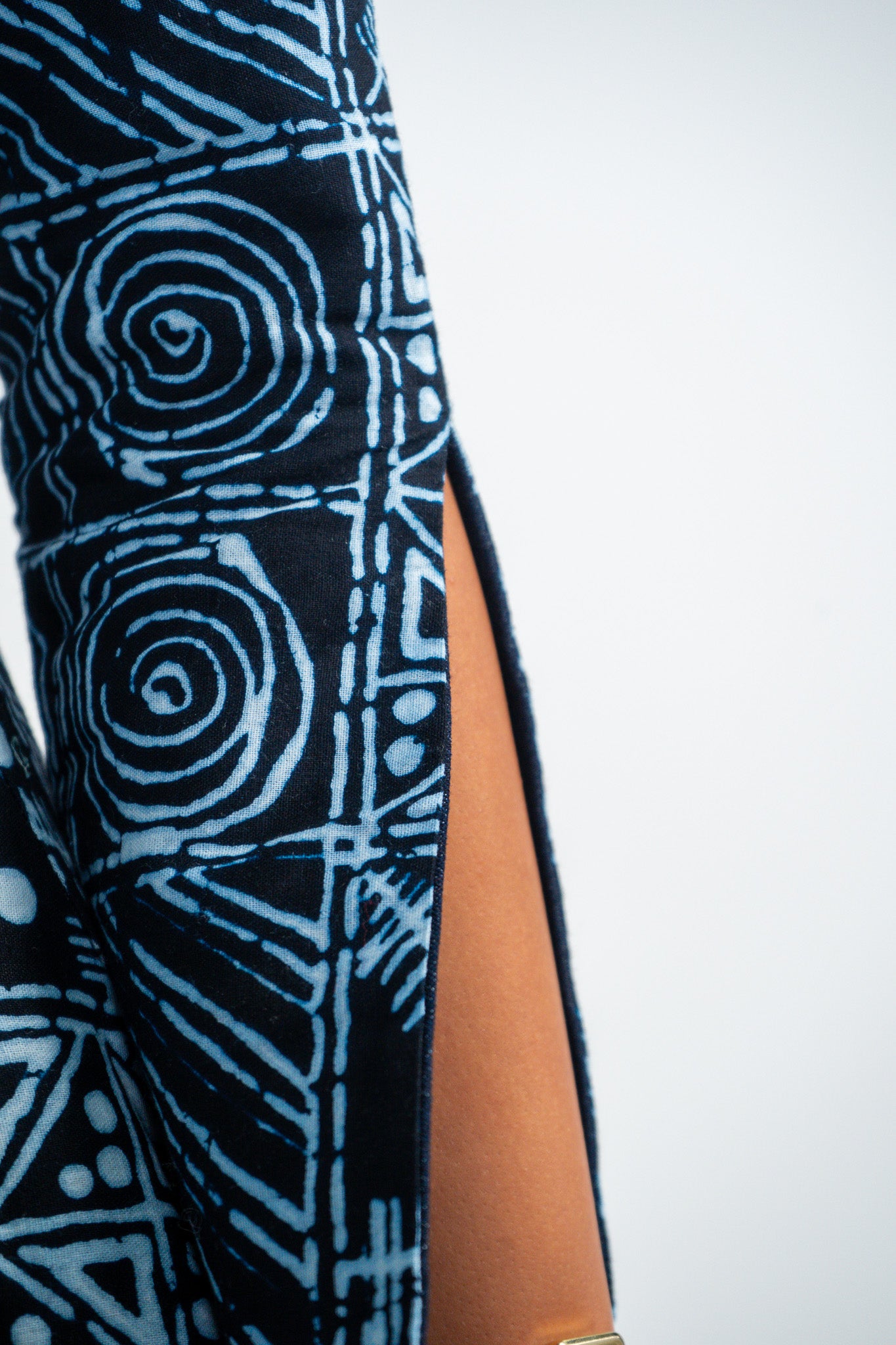 Anina robe réversible en jeans et 100% coton dogon